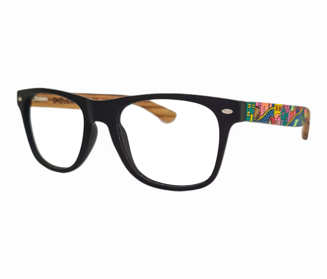 Line Negro Acetato Madera Pintado Valpo Optico Pintado