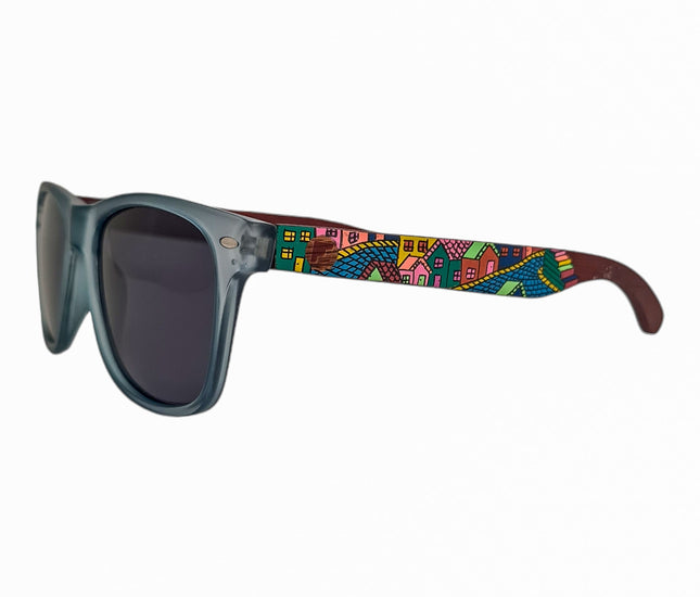 Line Celeste Acetato Madera Pintado Valpo De Sol Pintados