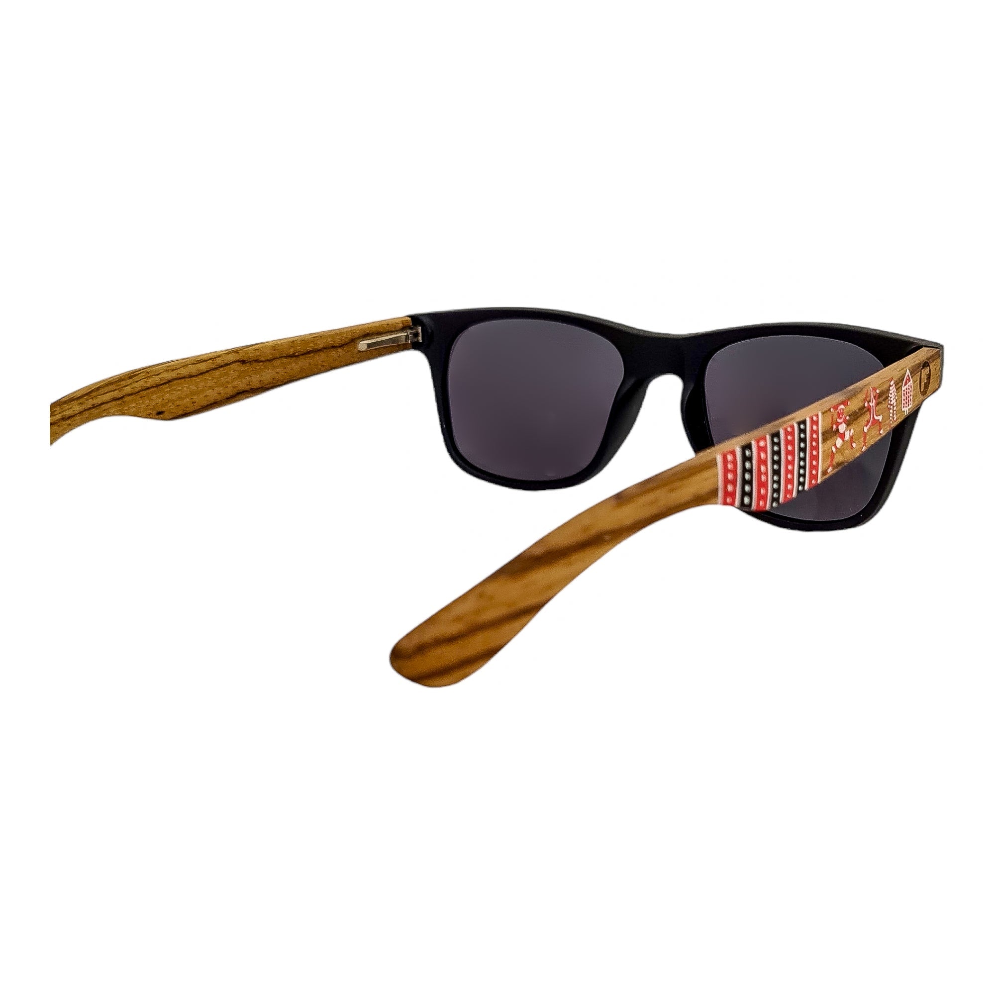 Line Negro Acetato Madera Pintado Selknam De Sol Pintados