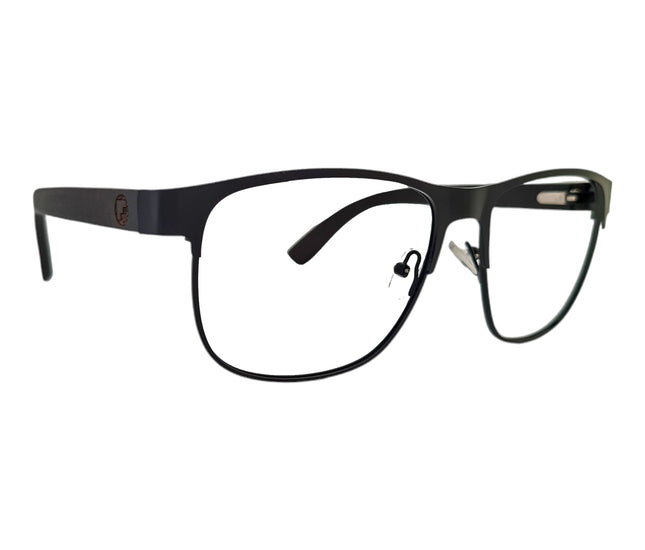 Line Negro Acero Madera Optico