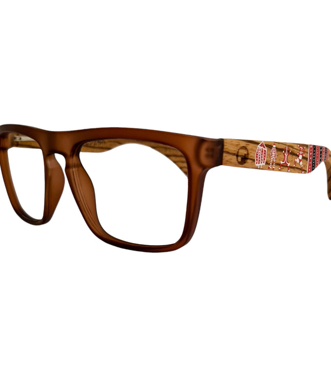 Ruffi Cafe Acetato Madera Pintado Selknam Optico Pintado