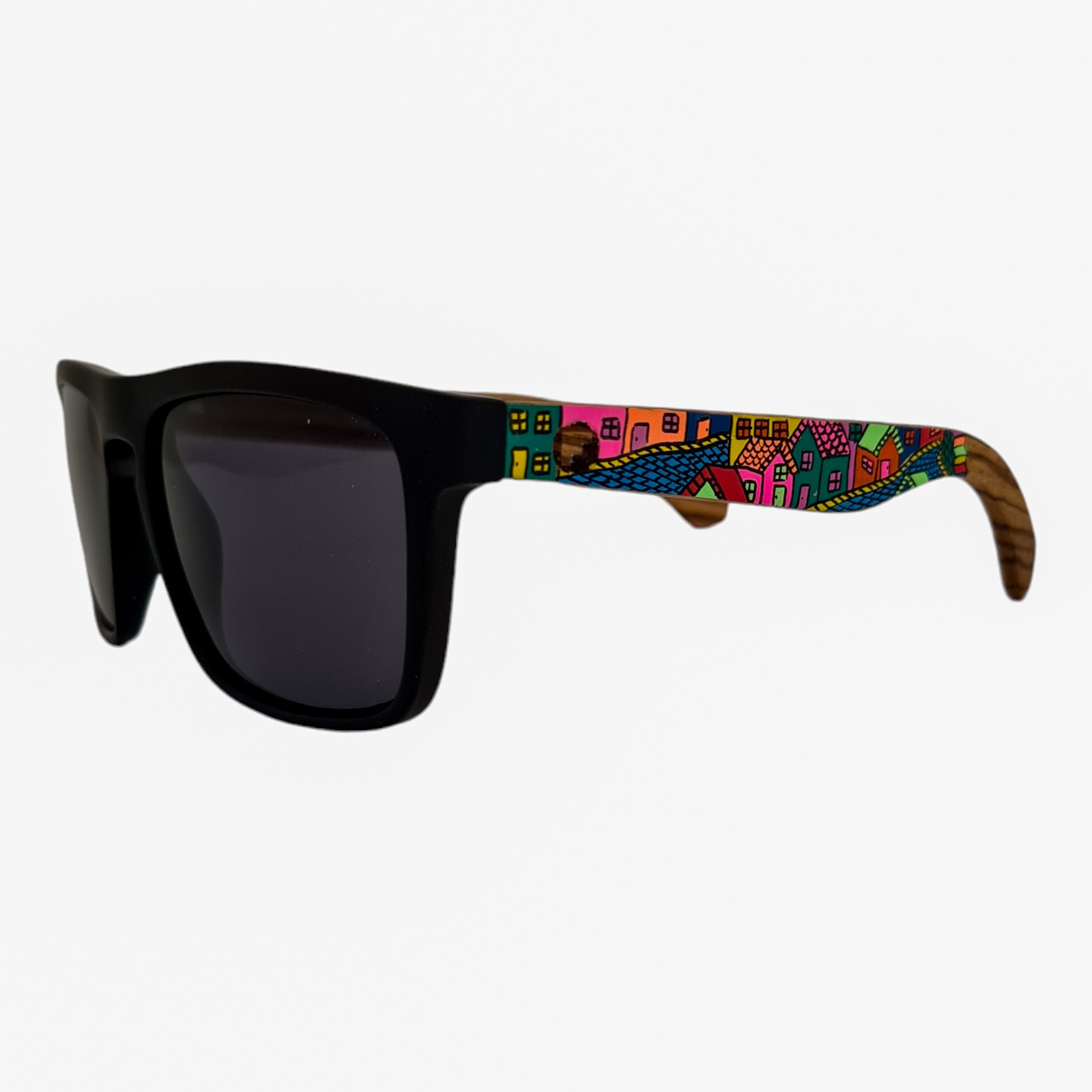 Ruffi Negro Acetato Madera Pintado Valpo De Sol Pintados