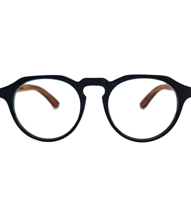 Gogo Clasico Negro Vazul Acetato Madera Optico Personalizado