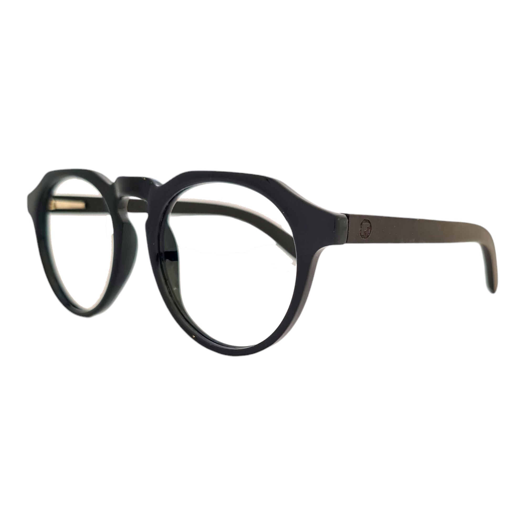 Gogo Clasico Negro Vnegro Acetato Madera Optico
