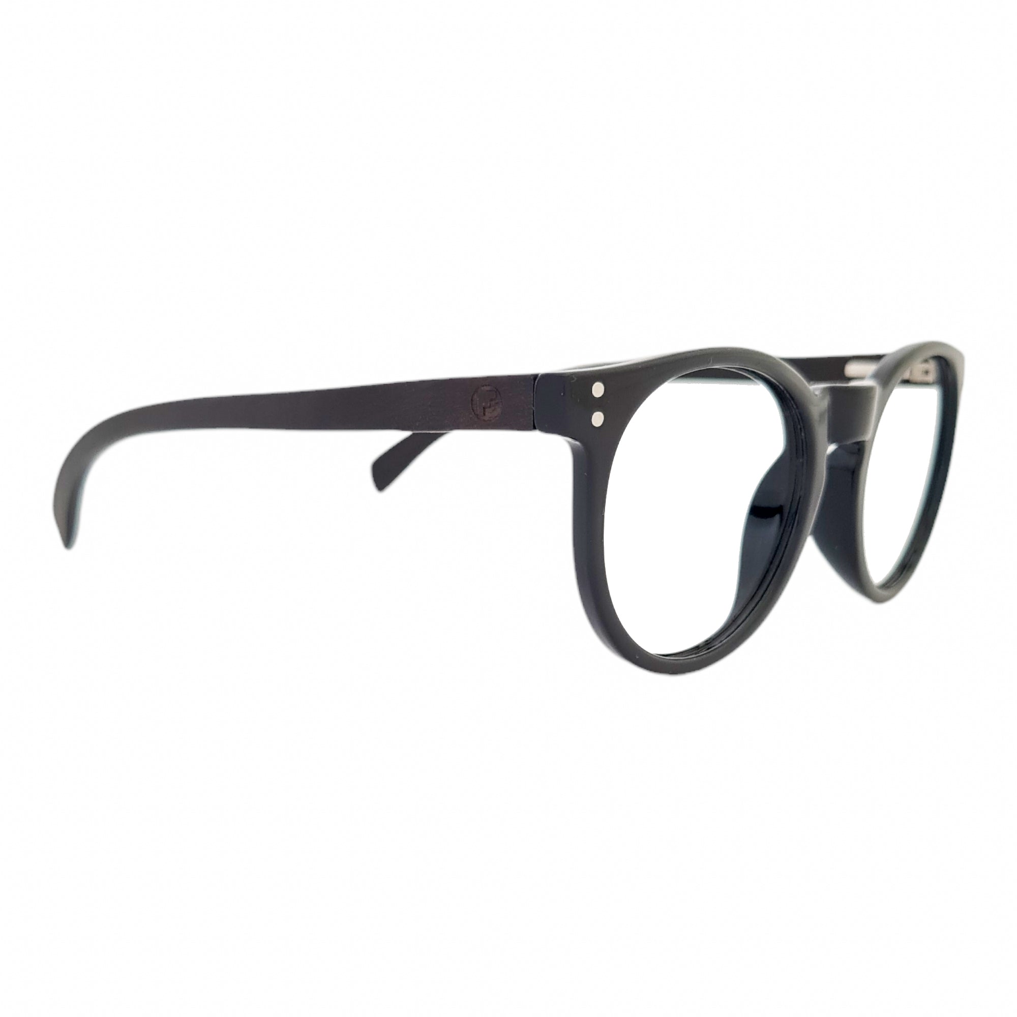 Gogo Mini Negro Acetato Madera Optico Personalizado