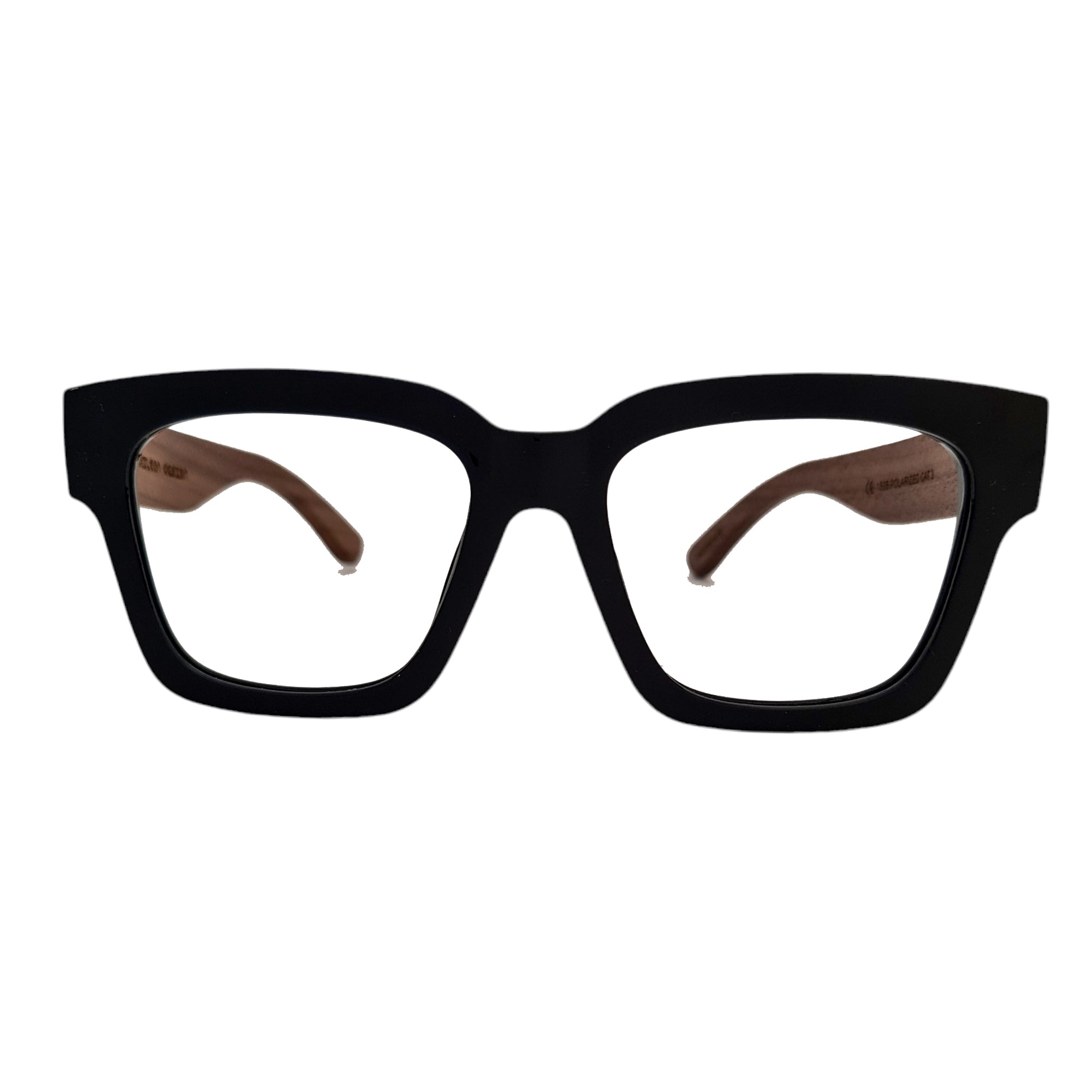 Nala Negro Acetato Madera Optico Personalizado