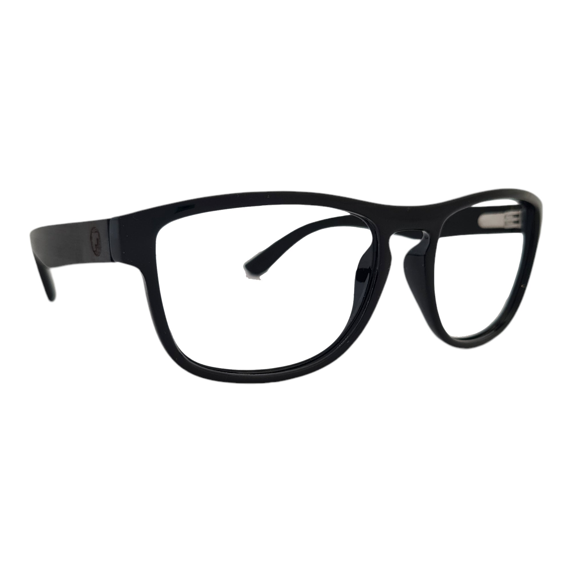 Ruffi Mini Negro Acetato Madera Optico