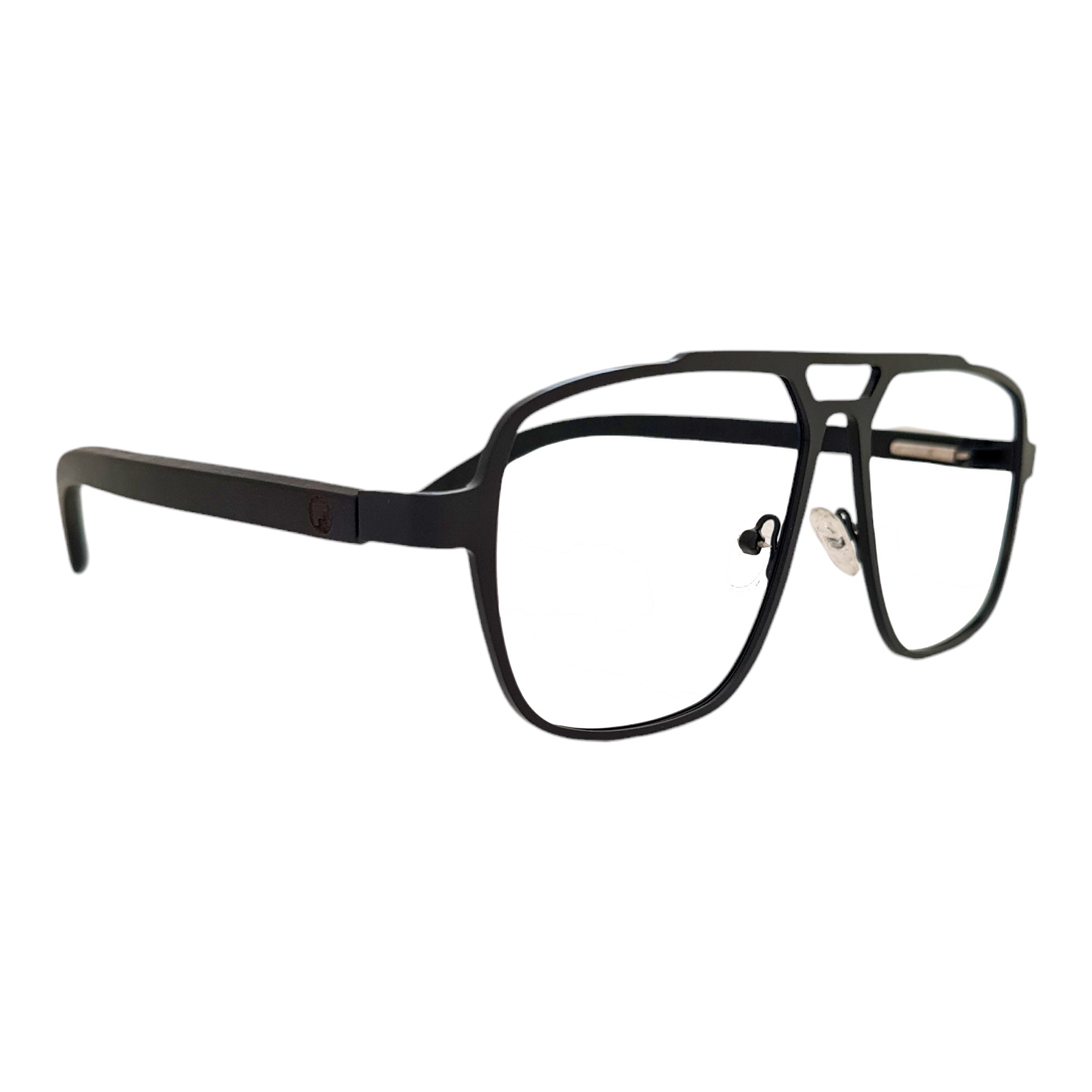 Square Bridge Negro Acero Madera Optico Personalizado